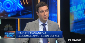 What you need to know about the Monetary Policies in Asia, by Coface Economist Carlos Casanova with CNBC